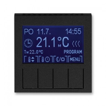 termostat programovatelný LEVIT 3292H-A10301 63 onyx/kouřová černá